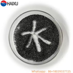 High Purity 98.5% Sic Black silicon carbide sand f24 -1-